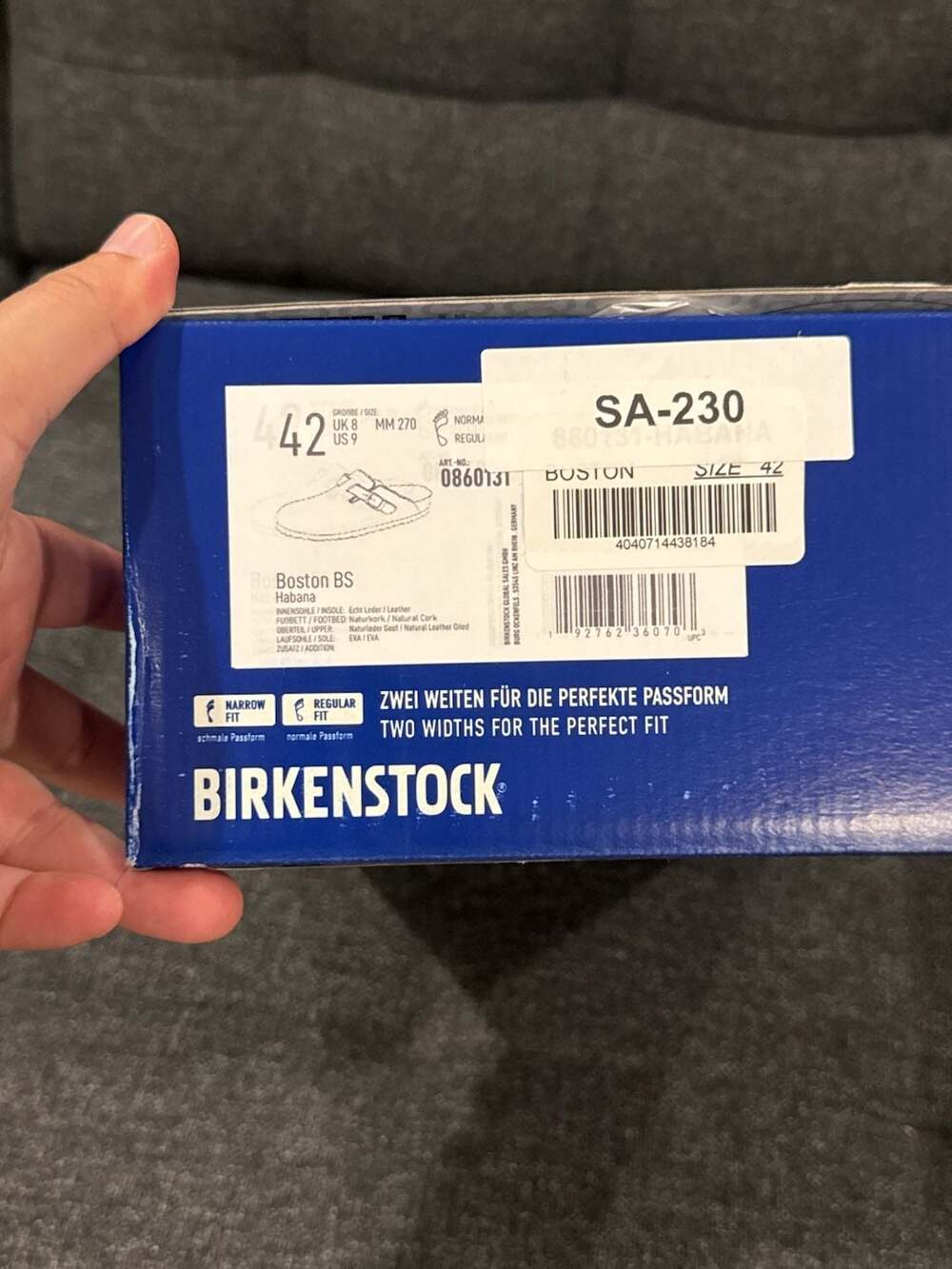 Birkenstock Boston BS Oiled Leather Clogs in Habana - 9M regular width - Picture 8 of 8